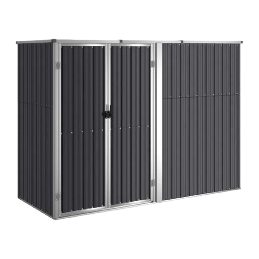 Metal storage shed for outdoor use, made of galvanized steel - 120 x 60 x 90
