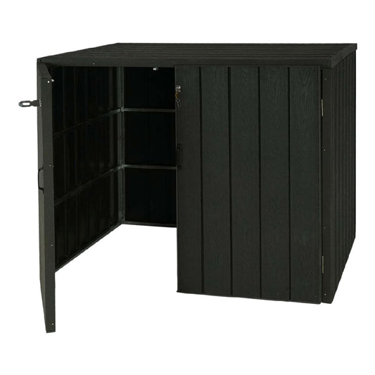 Outdoor Storage Shed for Garden Use in Durable Resin - 120 x 80 x 100